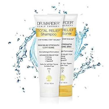 Psoriasis Shampoo  Anti Dandruff Shampoo and Conditioner  Dermatologist Patented Dry Scalp Treatment wHydrocortisone  Promotes Hair Growth  Hydrates Itchy Scalp  1 Month Supply