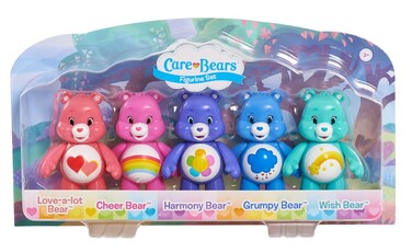 Care Bears Articulated Toy Figure Pack of 5