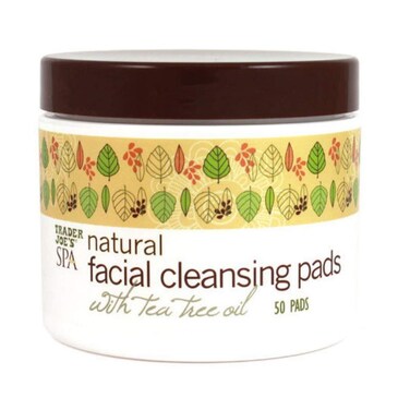 Trader Joes Spa Natural Facial Cleansing Pads with Tree Oil