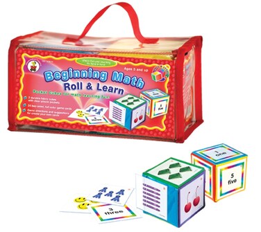 Beginning Math Roll and Learn Pocket Cubes