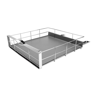 simplehuman 20 inch PullOut Cabinet Organizer HeavyGauge Steel FrameSilver