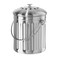 OGGI Countertop Compost Bin with Lid1 Gallon Indoor Compost Bin wCharcoal Filter Stainless Steel Compost Container Ideal Kitchen Compost Pail Eco Friendly Products