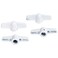 Ideal Security Inc SK929T Tee Window Crank Handle White 4Pack for 1132 Splines Fits Most Operators 4 Pack