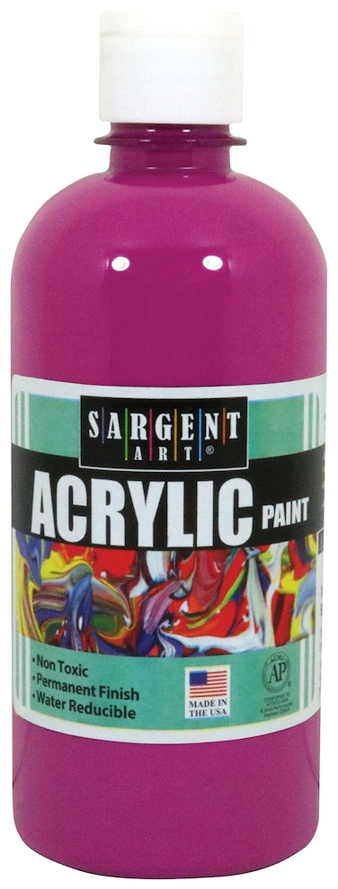 Sargent Art 242438 16Ounce Acrylic Paint Magenta