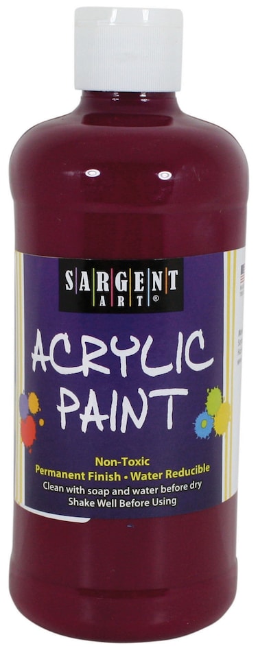 Sargent Art 242457 16Ounce Acrylic Paint Deep Magenta