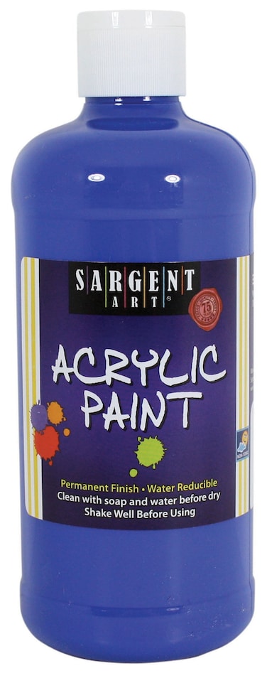 Sargent Art 242447 16Ounce Acrylic Paint Royal Blue