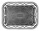American Metalcraft 16 x 12 Rectangular Chrome Serving Tray  Affordable Elegance Series