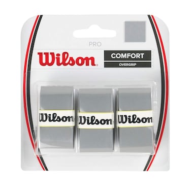 WILSON Pro Tennis Racquet Over Grip Silver
