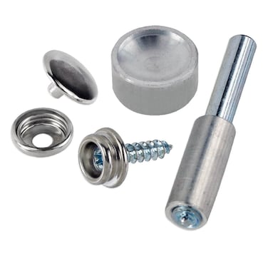 30pc Screwin Snap Stud Replacement Kit with Tools  Boat Covers Canvas