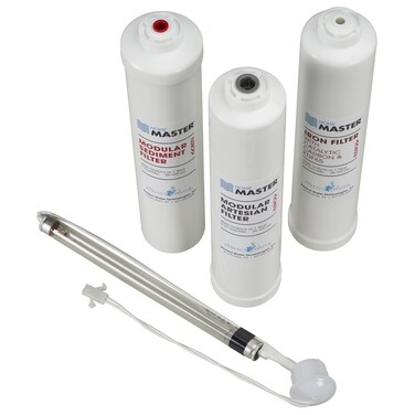 Home Master ISetTMHPMY12 HydroPerfection Replacement Filter Change Set white