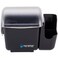 San Jamar BD2002CAR Mini Dome Garnish Center with Chillable Tray and Right Hand Caddy 1Quart Black NSF