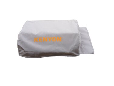 Kenyon A70017 Texan Grill Cover Custom Fitted Cover for Texan Builtin Grills Clips to lid Waterproof and Stain Resistant Gray