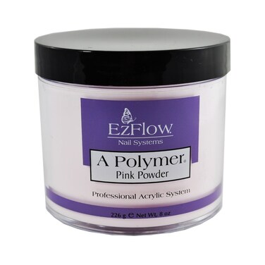 EZ Flow A Polymer Pink False Nails 8 Ounce