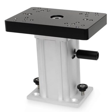 Cannon unisexadult Aluminum Swivel Base Pedestal Mount 6 Black and Silver