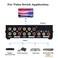 AuviPal 4Way RCA Switch 4 in 1 Out Composite Switcher Video LR Stereo Audio AV Selector Box for DVD VCR VHS AV Receiver PS2 Nintendo Game Consoles