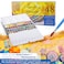 Sennelier LAquarelle French Watercolor Paint Metal Set of 48 Half Pans