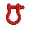 Smittybilt 13047R DRing Shackle 34 Threaded Pin 475 Ton Rating Red