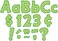 Teacher Created Resources Lime Polka Dots Funtastic Font 4 Letters Combo Pack TCR5345