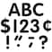 Teacher Created Resources Black Classic Font 4 Letters Uppercase Pack