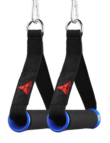 Upgraded Grip Wide Design Resistant Ultra Heavy Duty Handles with Solid ABS Cores Durable Carabiners Super Strong Nylon Webbing and Heavy Gauge Welded DRings