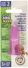 Brilliant Baby Finger Toothbrush  Silicone Gum Massager and Teether Brush for Babies and Toddlers 3 Months Old and Up Infant Teeth Cleaning Essentials Baby Teethers and Toothbrushes Pink 1 Count