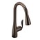 Moen Arbor Oil Rubbed Bronze OneHandle Kitchen Faucet with Pull Down Sprayer Featuring Power Clean 7594ORB