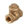Everflow Supplies 210T012NL IPS Threaded Brass Swing Check Valve 12 Inch  No Lead