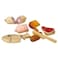 PlanToys Wooden Meat Pretend Food Set 3457  Sustainably Made from Rubberwood and NonToxic Paints and Dyes