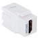 ICC HDMI Modular Coupler in HD Style White Single