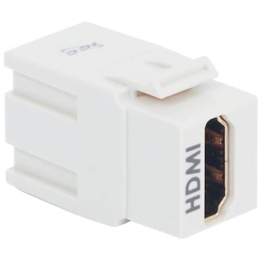ICC HDMI Modular Coupler in HD Style White Single