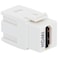 ICC HDMI Modular Coupler in HD Style White Single