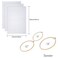 Caydo 164 Pieces Embroidery Kit with Organizer Box 72 Color Threads 3 Pieces Aida Cloth Instructions Embroidery Hoops and Cross Stitch Tools for Adults and Kids Beginners