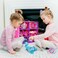 Jeowoqao Girls Dress up Shoes Princess Role Play Shoes Collection Set Dress up Princess Shoes with Princess Crown and 3 Pcs Bracelets for Little Girls Ages 36