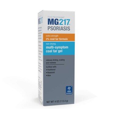 MG217 2 Coal Tar Psoriasis Gel NonDrying MultiSymptom Treatment  4 oz Tube
