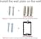 2 Coax 1 CAT6 Ethernet Wall Plate  ESYLink 2 Port Coaxial Cable TV FType and 1 Port Cat 6 Cover Plate  White