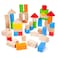 Bigjigs Toys Tub of Wooden Building Bricks  Stacking Blocks