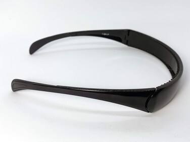 SqHair Hinged Headband fits like sunglasses providing lift and style without giving you a headache Band Black