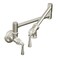 Moen Traditional Spot Resist Stainelss Wall Mount Swing Arm Folding Pot Filler Kitchen Faucet S664SRS