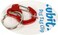 Medium Curve Aluminum Dog Tag Clip  Red