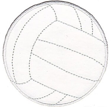 CD Visionary Application Sports Volleyball Patch