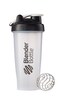BlenderBottle Classic Shaker Bottle Perfect for Protein Shakes and Pre Workout 28Ounce ClearBlackWhite