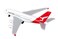 Daron Qantas Single Plane White Medium