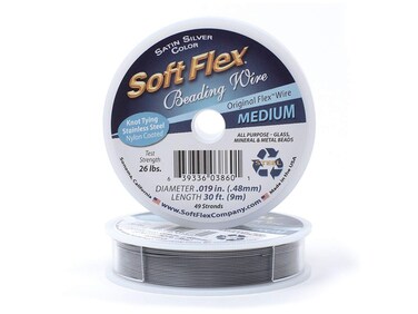 Soft Flex Beading Wire 019 Inch 30 Feet