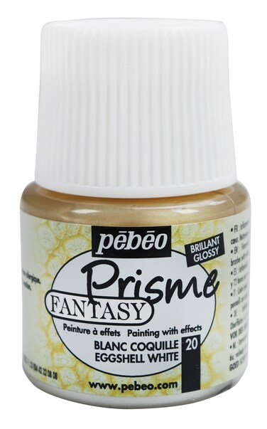 Pebeo Fantasy Prisme 45 ml Bottle  Eggshell White