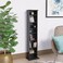 Black Slim Multimedia Storage Tower