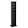 Black Slim Multimedia Storage Tower