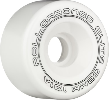 Rollerbones Art Elite 101A Competition Roller Skate Wheels Set of 8 White 62mm