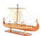 Old Modern Handicrafts Drakkar Viking Small Boat Model  Fully Assembled Museum Quality Scale Model  Perfect for Home  Office  150L x 90W x 125H Inches