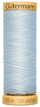 Gutermann Natural Cotton Thread 110yd Light Blue Dawn