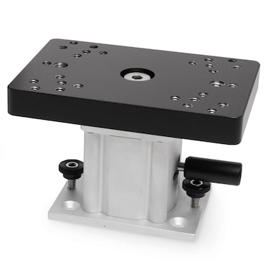 Cannon Aluminum Swivel Base Pedestal Mount 4 Black and Silver